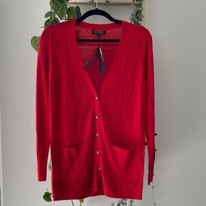 Banana Republic 100% Merino Wool Boyfriend Cardigan